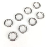 100-200Pcs Stainless Steel DIY Keychain Key Jump Ring