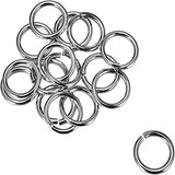 100-200Pcs Stainless Steel DIY Keychain Key Jump Ring