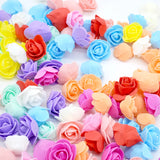 Mini Artificial Foam Rose Flower Head DIY Wedding Decoration