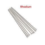 100-200pcs Flat Head Pins Assorted Sizes Plated Pins Jewelry Findings DIY Needle