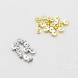 100-200pcs 925 Sterling Silver Earring Stopper Safety Backs 18K Earring Plugs