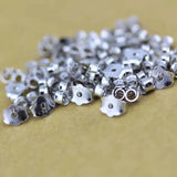 925 Sterling Silver Earring Stopper Safety Backs DIY Jewelry Accessory