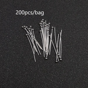 Stainless Steel Round Ball Head Pins for DIY Jewelry Making