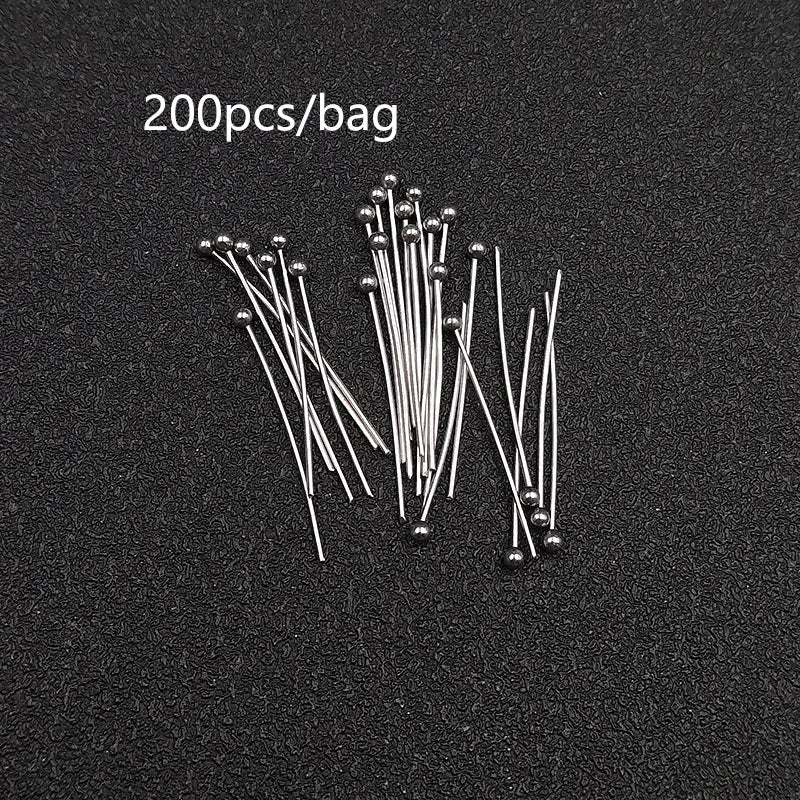 Stainless Steel Round Ball Head Pins for DIY Jewelry Making