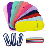 20pcs Oval Felt Cutted Appliques Patches for DIY Hairpin Headwear