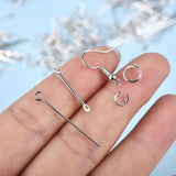 Earring Hooks Silver Plated Earings Kit Jewelry Making DIY