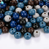 100-300pcs 10mm Natural Wood Beads Round Spacer Wooden Beads for Jewelry Making
