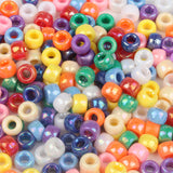 AB Plated Dreadlock Large Hole Acrylic Beads for Jewelry Making