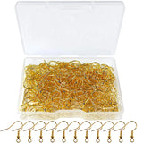 100/300pcs Stainless Steel Earring Hooks DIY Silver Ear Findings Clasps
