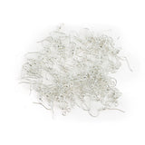 100/300pcs Stainless Steel Earring Hooks DIY Silver Ear Findings Clasps