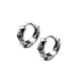 Skull Earring Cartilage Hoop Punk Retro Body Piercing Jewelry