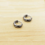 Skull Earring Cartilage Hoop Punk Retro Body Piercing Jewelry