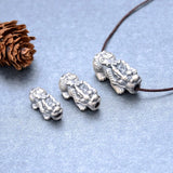 Vintage Pure Silver Pixiu Beads Fengshui Animal Jewelry
