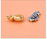 3D 999 Silver Wealth Pixiu Pendant Good Luck Piyao Pendant