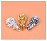 3D 999 Silver Wealth Pixiu Pendant Good Luck Piyao Pendant