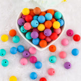12MM Silicone Beads Round Shape for Necklace Bracelet Baby Pacifier Chain