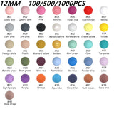 12MM Silicone Beads Round Shape for Necklace Bracelet Baby Pacifier Chain