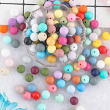 12MM Silicone Beads Round Shape for Necklace Bracelet Baby Pacifier Chain