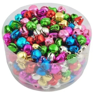 100-1000 Colorful Iron Jingle Bells for DIY Jewelry Making