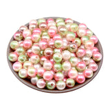 100-500Pcs Round Beads Lmitation Pearls Straigh Hole DIY Decoration