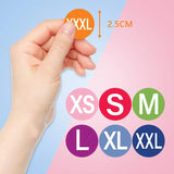 100/500pcs 1inch Clothes Size Labels Round Self-adhesive Stickers