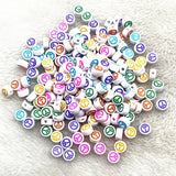 100-500pcs 7x4mm Oval Acrylic Spacer Beads for Jewelry Making DIY