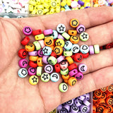 100-500pcs 7x4mm Oval Acrylic Spacer Beads for Jewelry Making DIY