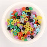 Silicone Beads 6mm Spacer Beads for Jewelry Making DIY Bracelet Necklace