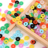 Silicone Beads 6mm Spacer Beads for Jewelry Making DIY Bracelet Necklace