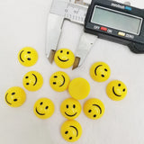 DIY Acrylic Round Yellow Smile Face Beads 100-500pcs 8-20mm