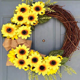 100/50pcs 4.5cm Sunflower Daisy Artificial Flower Heads DIY Decor