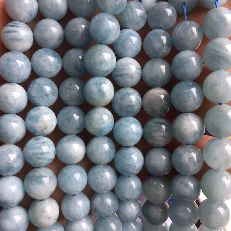Aeroides Sea Aquamarine Stone Beads 6/8/10mm