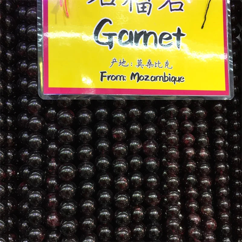 Mozambique Garnet Natural Stone Beads for Jewelry Making