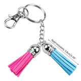 100/60 Leather Tassel Pendants Jewelry Fiber Fringe Suede Tassel