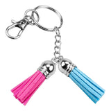 100/60pcs Leather Tassel Pendants Jewelry Fiber Fringe Faux Suede Tassel