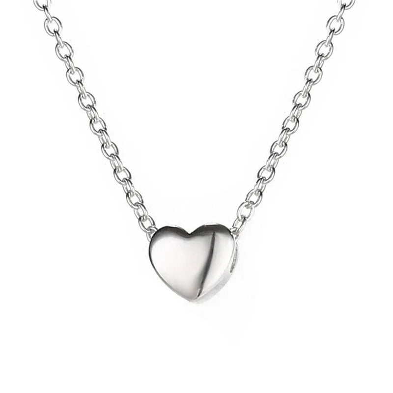 925 Pure Round Cubic Zirconia Pendant Necklace for Women