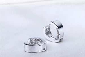 925 Sterling Silver Geometric Ear Cuff Clip Earrings for Women