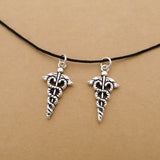 925 Silver Angel's Scepter DIY Bracelet Charm Pendant