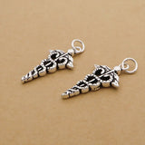 925 Silver Angel's Scepter DIY Bracelet Charm Pendant