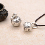 925 Silver Flower Charm Good Luck Pendant DIY Jewelry Findings