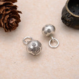 925 Silver Flower Charm Good Luck Pendant DIY Jewelry Findings