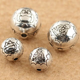 925 Silver Buddha Statue Beads Tibetan Buddha Jewelry Accessories
