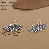 925 Silver Butterfly Charm DIY Bracelet Pendant