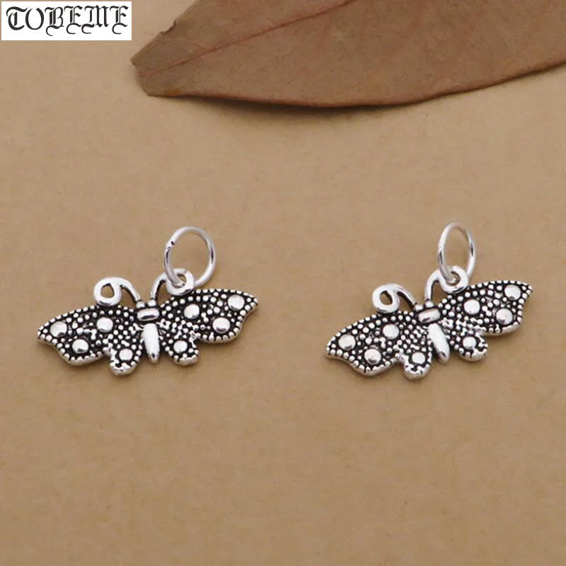 925 Silver Butterfly Charm DIY Bracelet Pendant