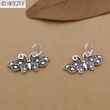 925 Silver Butterfly Charm DIY Bracelet Pendant