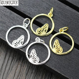 925 Silver Butterfly Charm DIY Bracelet Charms Jewelry Findings