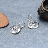 925 Silver Four-leaf Clover Small Pendant Charm for Bracelet DIY