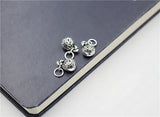 925 Silver Chinese Money-bag Charm Pendant DIY Jewelry