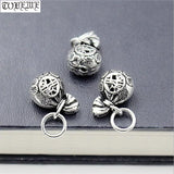 925 Silver Chinese Money-bag Charm Pendant DIY Jewelry