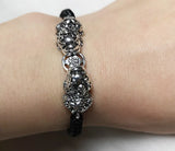 925 Silver Double Wealth Pixiu Bracelet Fengshui Lucky Pixiu Beads Bracelet